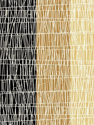 UNDER WRAPS 2 DESERTO NEUTRO OCHRE TAN PRETO LINHAS ABSTRATO ELEGANTE