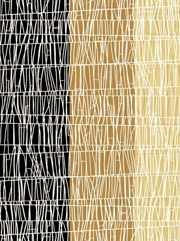 UNDER WRAPS 2 DESERTO NEUTRO OCHRE TAN PRETO LINHAS ABSTRATO ELEGANTE
