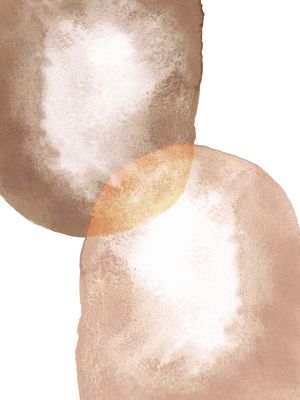 BALANCING STONES WATERCOLOR