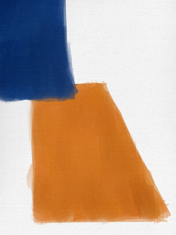 ORANGE & BLUE