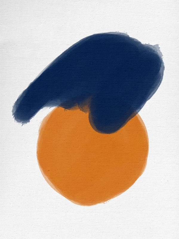 ORANGE & BLUE I