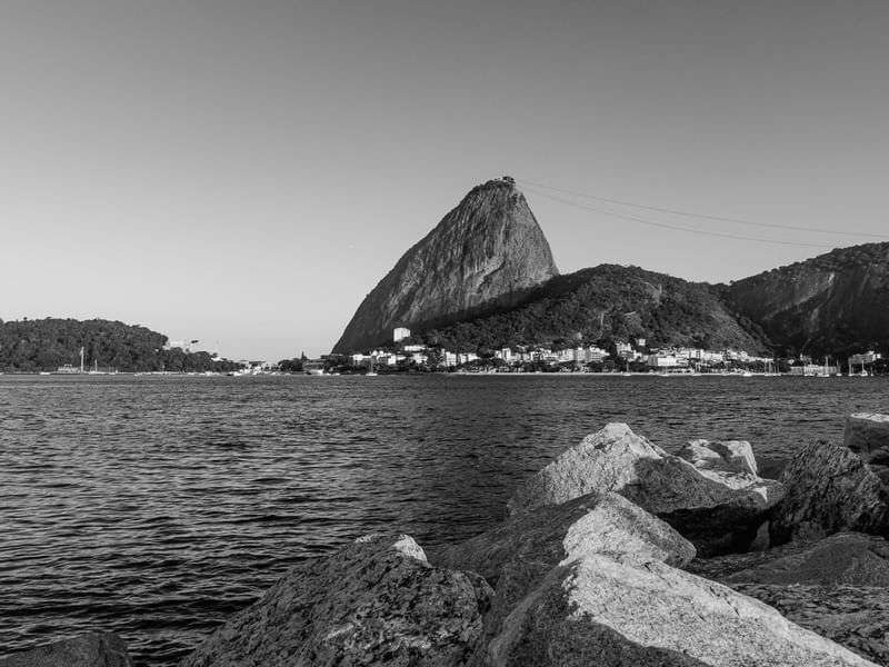 TARDE NO ATERRO DO FLAMENGO PRETO E BRANCO
