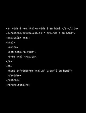 A VIDA É EM HTML