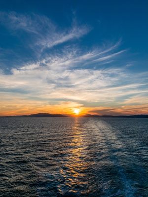 SUNSET EM ALTO MAR 3 (TRAVESSIA OCEANO ATLÂNTICO)