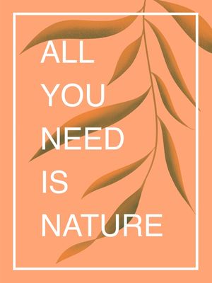 ALL U NEED IS NATURE - ROSÊ