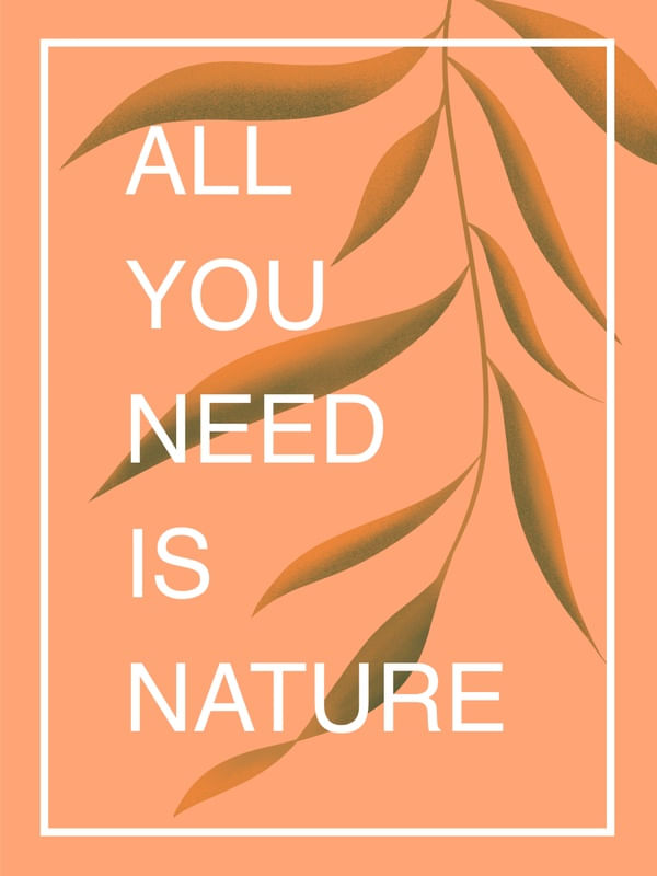 ALL U NEED IS NATURE - ROSÊ