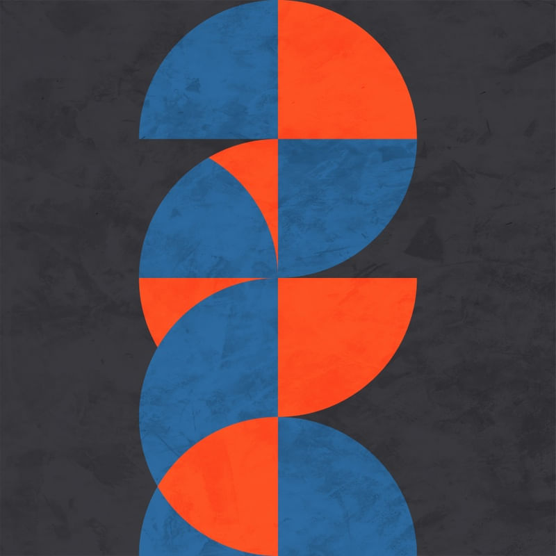 ABSTRATO GEOMETRICO - 386B2 - Q