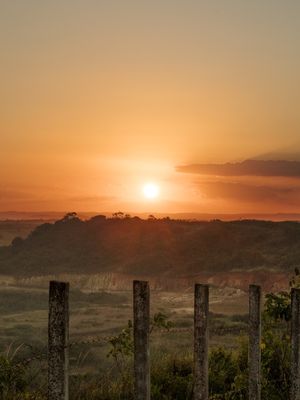 PÔR DO SOL NA ESTRADA - PARAÍBA
