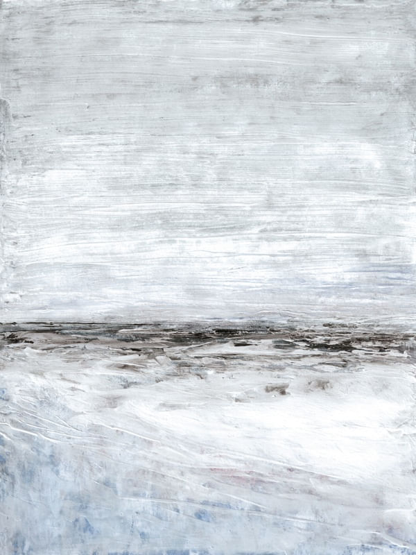 GENTLE TIDE 7, OCEANO MARÉ DE PRAIA MINIMALISTA PINTURA