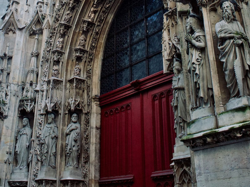 DA SÉRIE PARIS: IGREJA SAINT-MERRY (PORTAL)