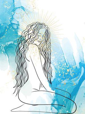 RAINHA DO MAR AZUL - POR PAULA NANI