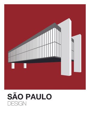 SÃO PAULO DESIGN-ARTE MASP VERMELHO