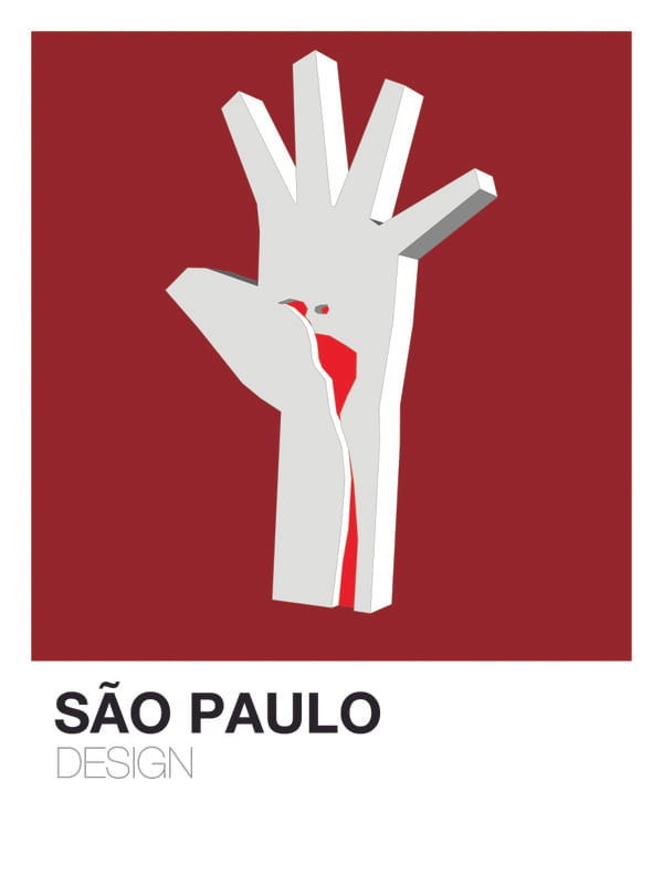 SÃO PAULO DESIGN-ARTE MONUMENTO MÃO VERMELHO