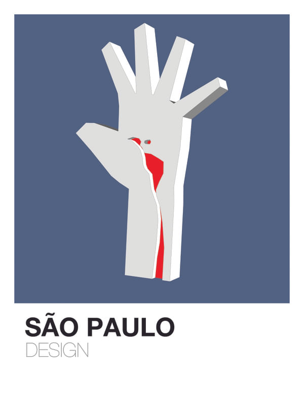 SÃO PAULO DESIGN-ARTE MONUMENTO MÃO AZUL
