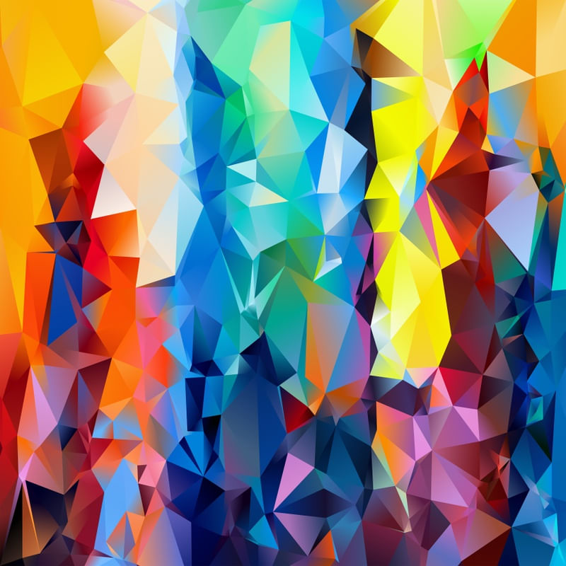 LOW POLY - 120X120 - 09B - Q