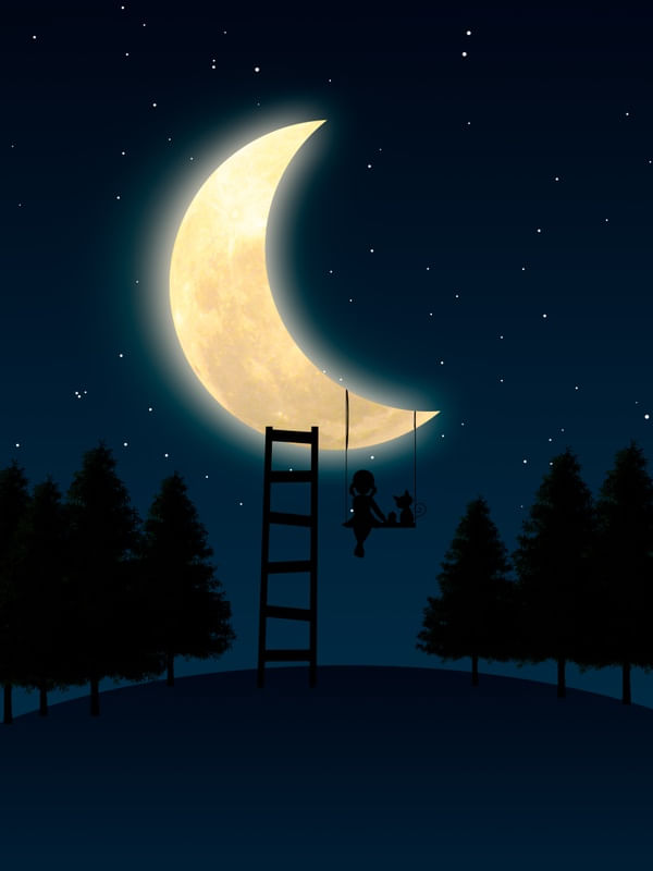 O BALANÇO NA LUA