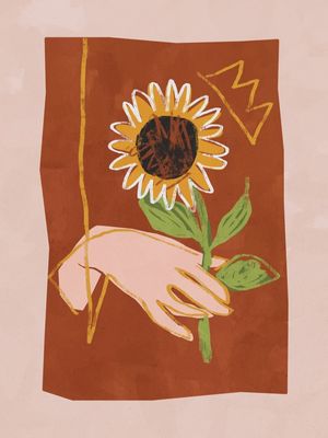 ABSTRACT SUNFLOWER BY TAS