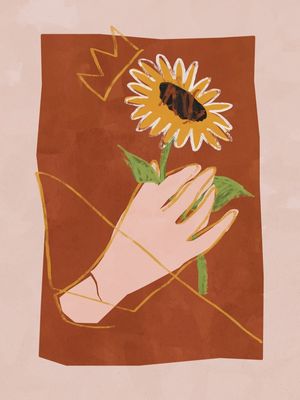 SUNFLOWER IN SPRING BY TAS