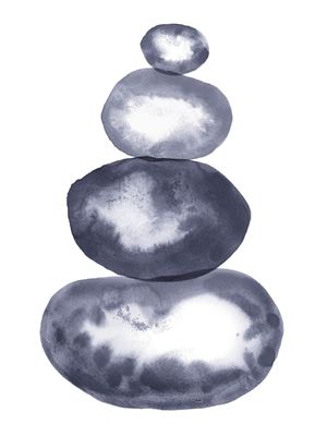 BLACK BALANCING STONES