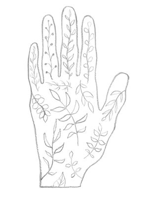 MINIMALISM HAND PLANTS