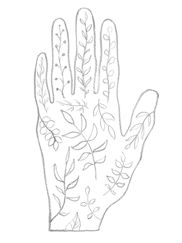 MINIMALISM HAND PLANTS