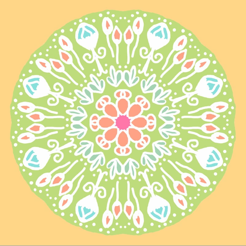 YELLOW MANDALA