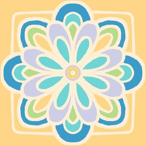 TILE SICILIA BLUE-YELLOW