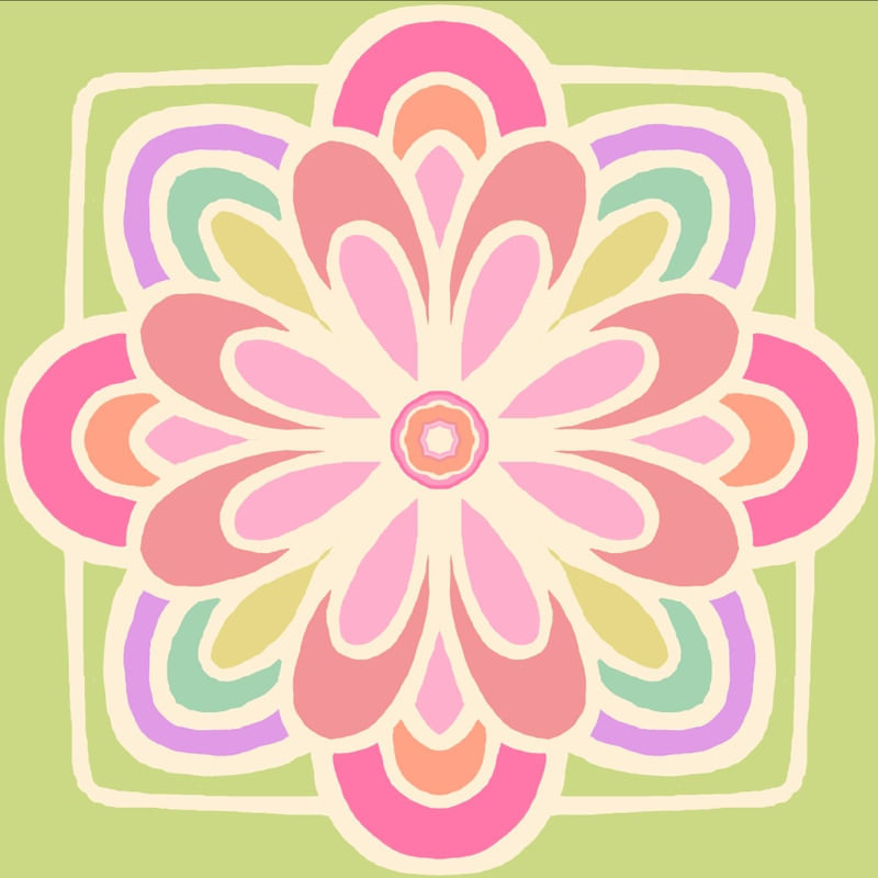 TILE SICILIA PINK-GREEN