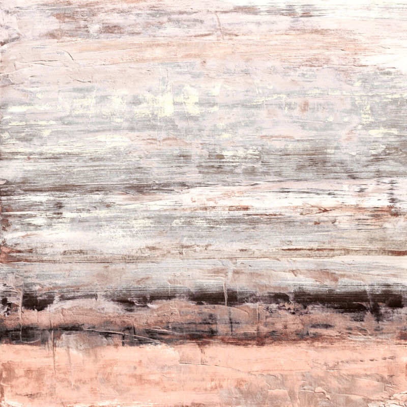 ECHOES ON THE WATER 1 QUADRADO, MINIMALISTA ABSTRATO PAISAGEM PINTURA