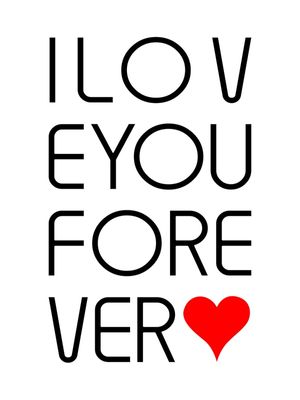 UA - TIPOGRAFIA I LOVE YOU FOREVER - 120X160 - 24-04-2020 -- 01A