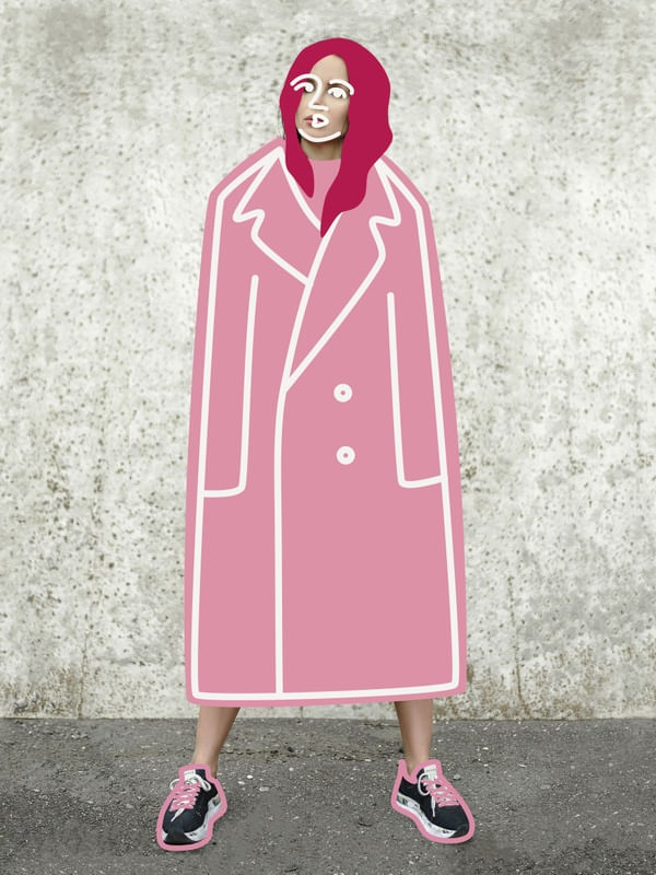 PINK COAT