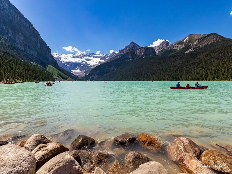 A PAZ DO LAKE LOUISE PARQUE BANFF ALBERTA CANADÁ