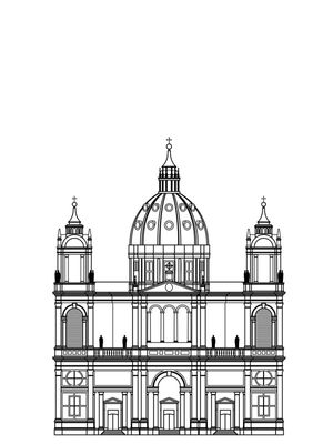 PORTO ALEGRE ILUSTRADA - CATEDRAL METROPOLITANA I