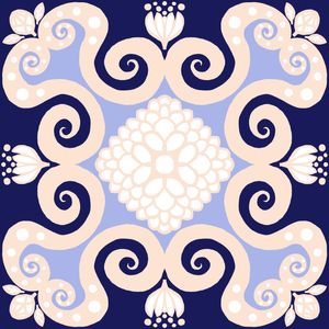 TILE VENEZA NAVY
