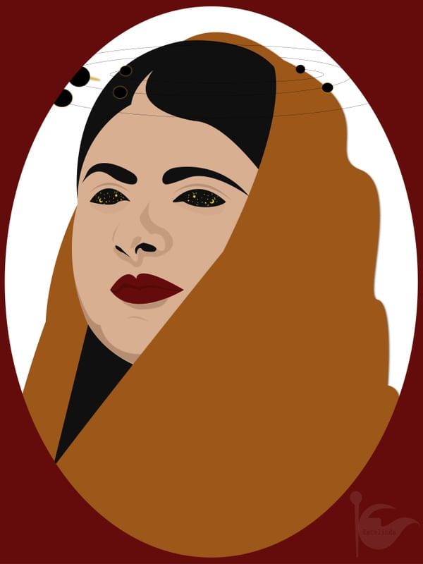 MULHERES UNIVERSAIS "MALALA" POR KETELINDA