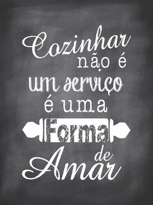 COZINHAR FORMA DE AMAR