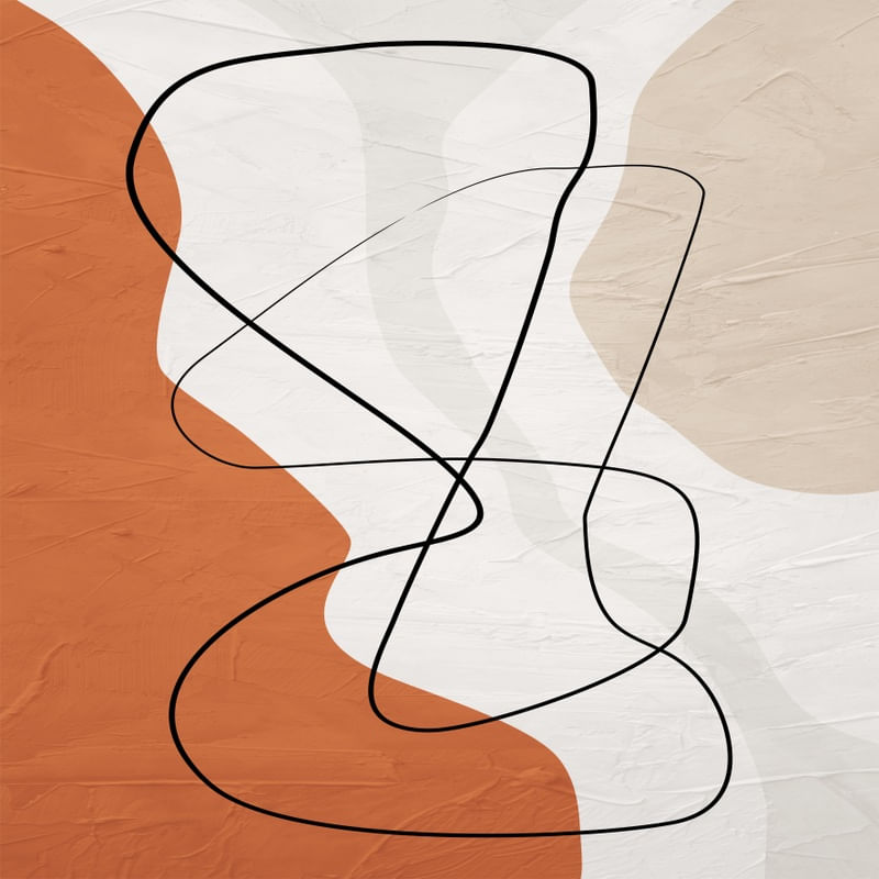 ABSTRATO ORGÂNICO - 155A - Q