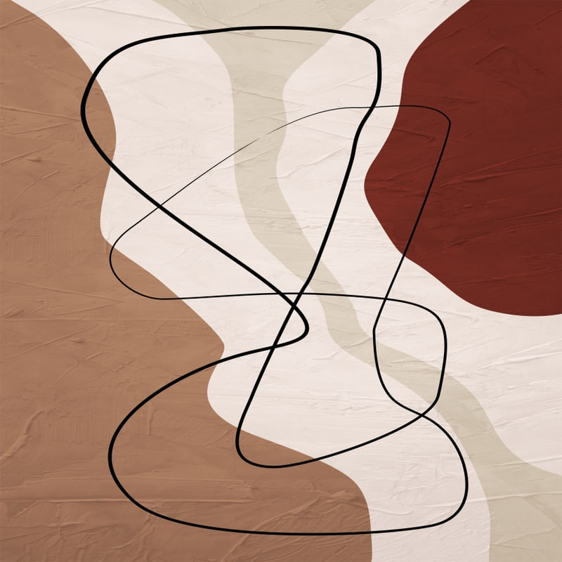 ABSTRATO ORGÂNICO - 155A4 - Q