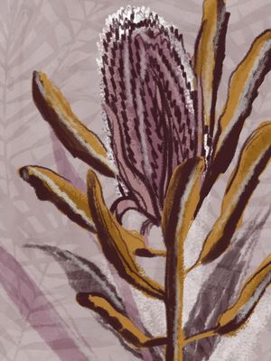 FLORES EXÓTICAS II - BANKSIA - DÍPTICO