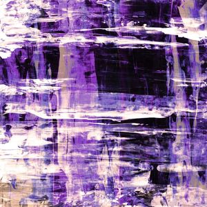 ABYSS 2 ROXO QUADRADO, ABSTRATO COLORIDO ORGANICO PINCELADAS PINTURA