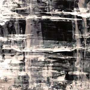 ABYSS 2 NEUTRO QUADRADO, ABSTRATO URBANO ORGANICO PINCELADAS PINTURA