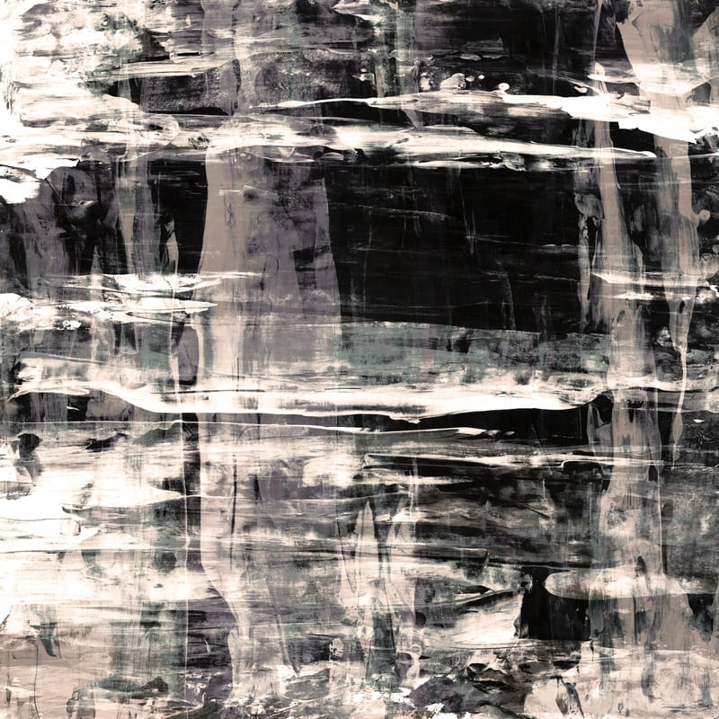 ABYSS 2 NEUTRO QUADRADO, ABSTRATO URBANO ORGANICO PINCELADAS PINTURA