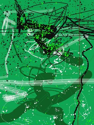 ABSTRACT PAINTING - FINE ART #007