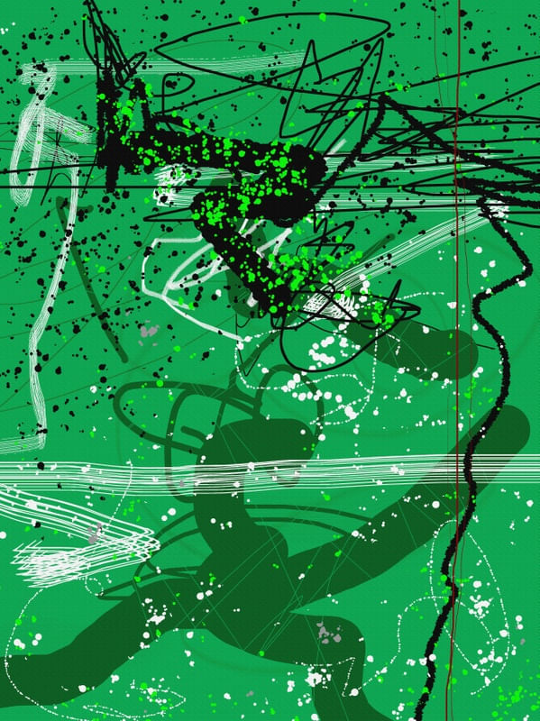 ABSTRACT PAINTING - FINE ART #007