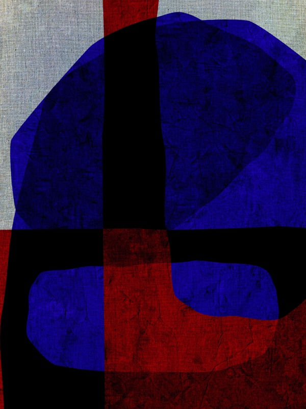 ABSTRACT ART PORTRAIT 1 - B&R 06 / 02