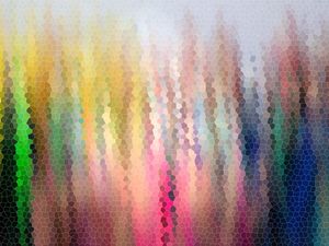 MOSAICO COLORIDO ABSTRATO