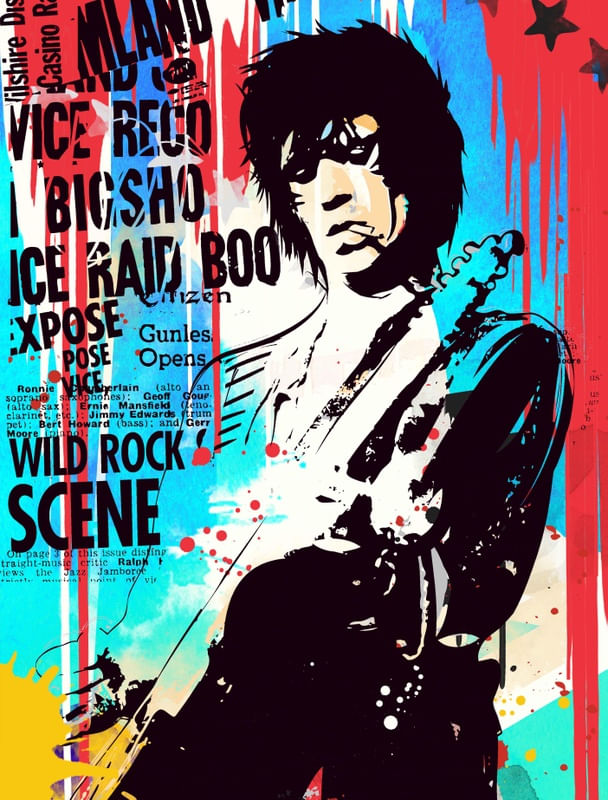 KEITH RICHARDS POP ART