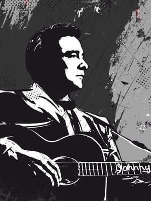 JOHNNY CASH BW