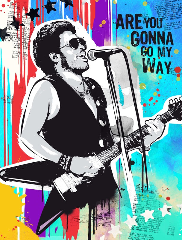 LENNY KRAVITZ POP ART