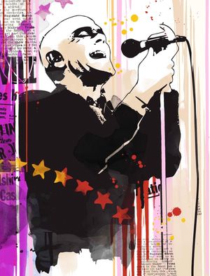 MICHAEL STIPE REM POP ART